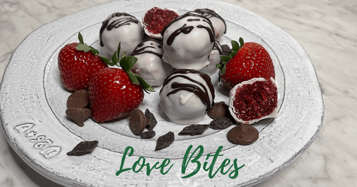 Love Bites: Strawberry Coconut Collagen Truffles