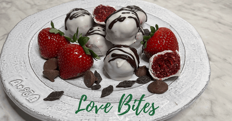 Love Bites: Strawberry Coconut Collagen Truffles