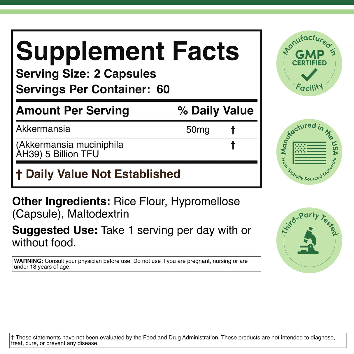 Akkermansia Supplement