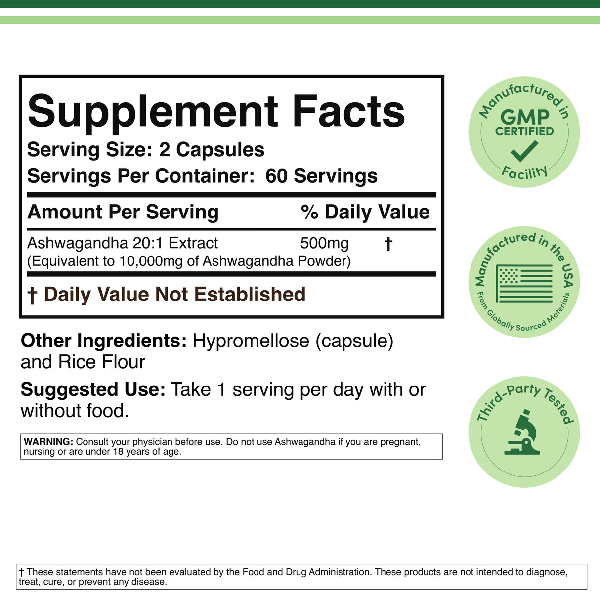 Ashwagandha Supplement
