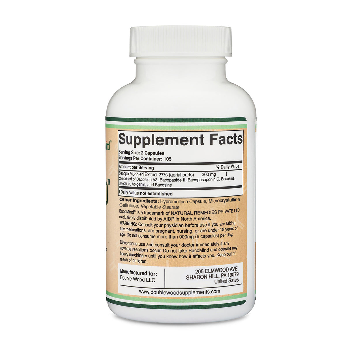 Bacomind Bacopa Extract Supplement