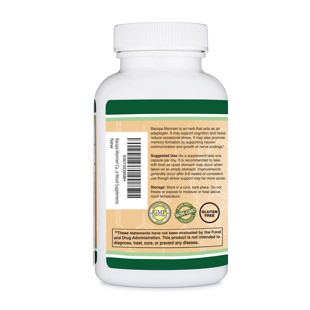 Bacopa Monnieri Extract Supplement
