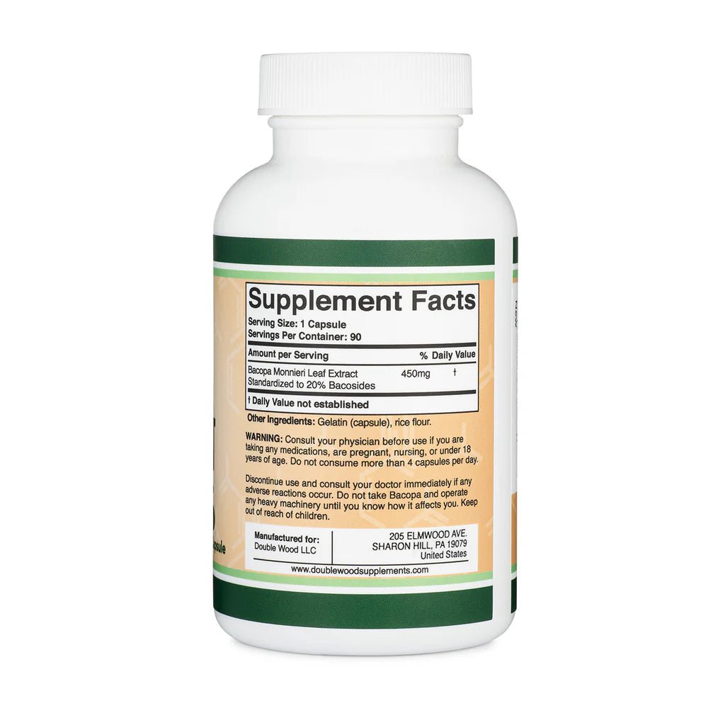 Bacopa Monnieri Extract Supplement