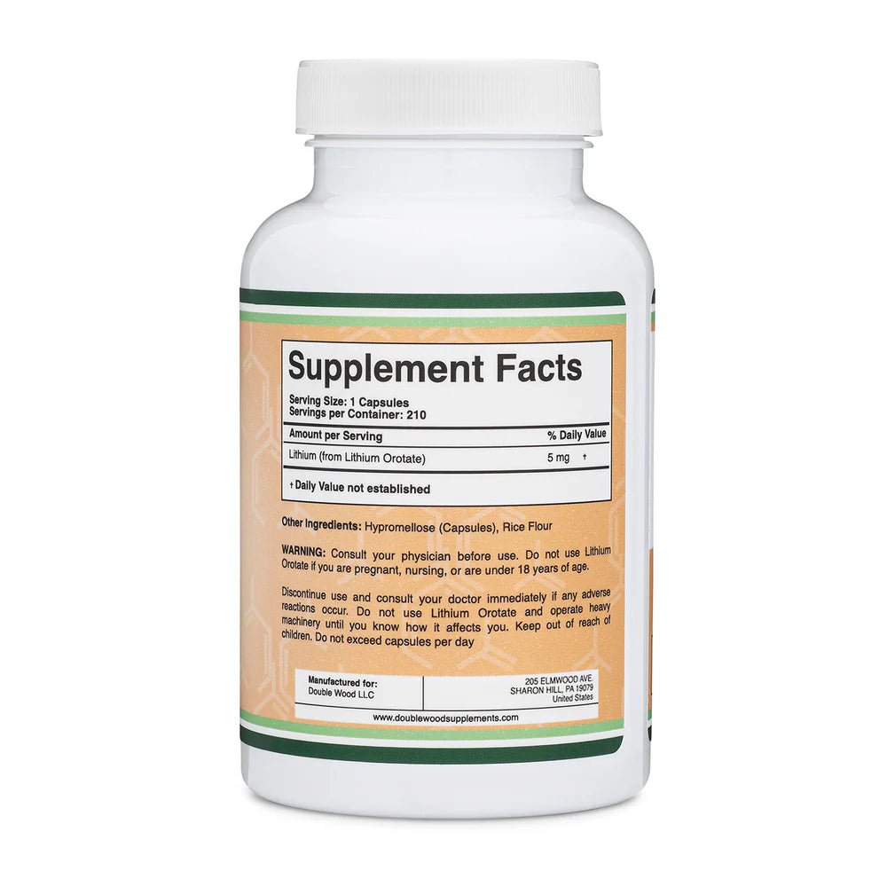 Lithium Orotate Supplement