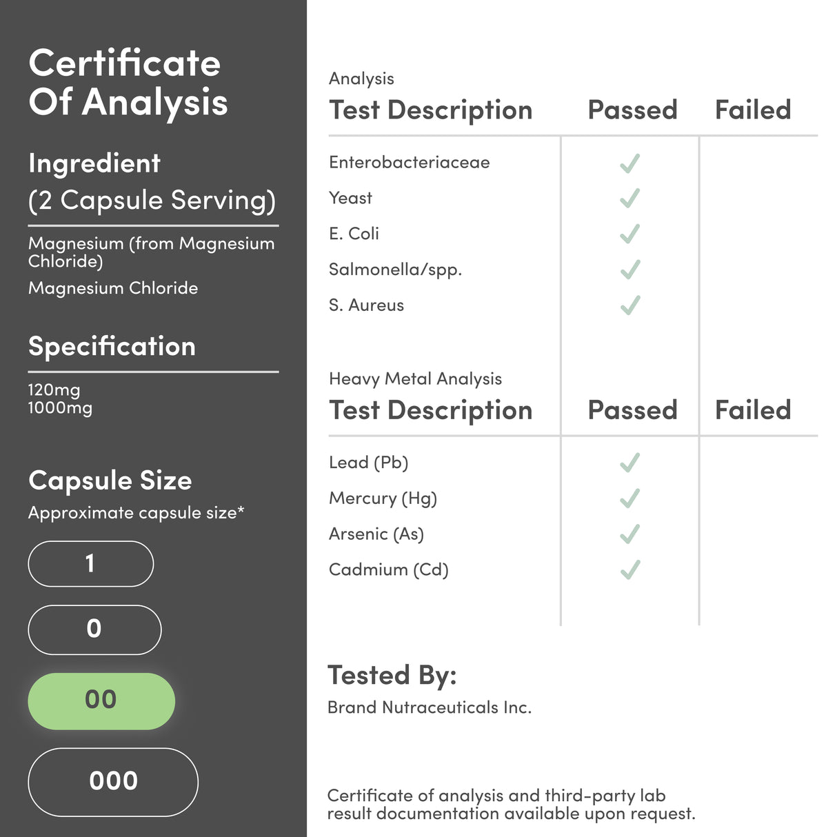 Magnesium Chloride Supplement