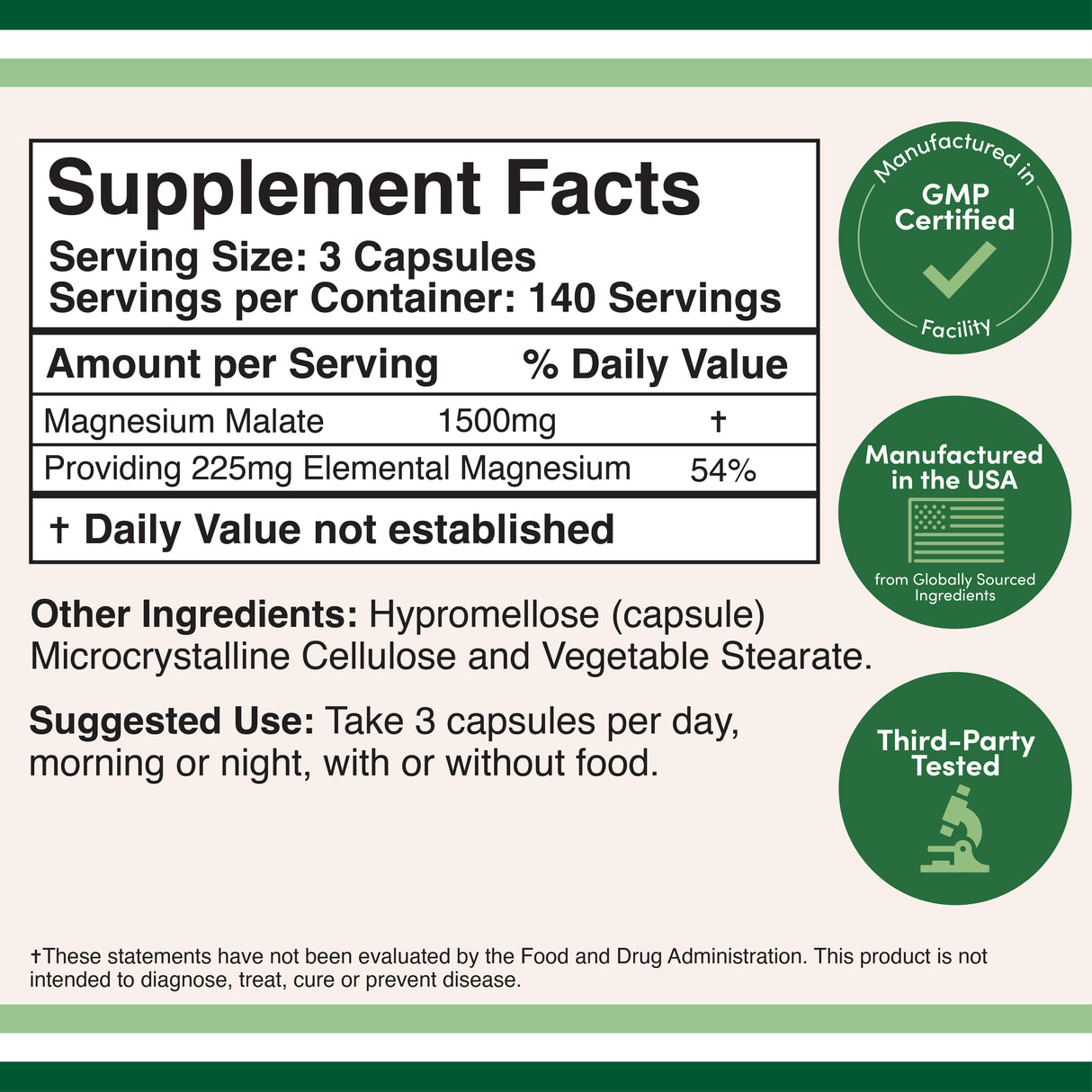 Magnesium Malate Supplement