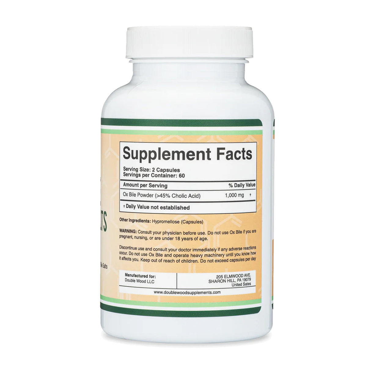 Ox Bile Salt Supplement