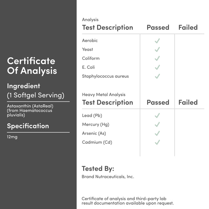 Astaxanthin Supplement