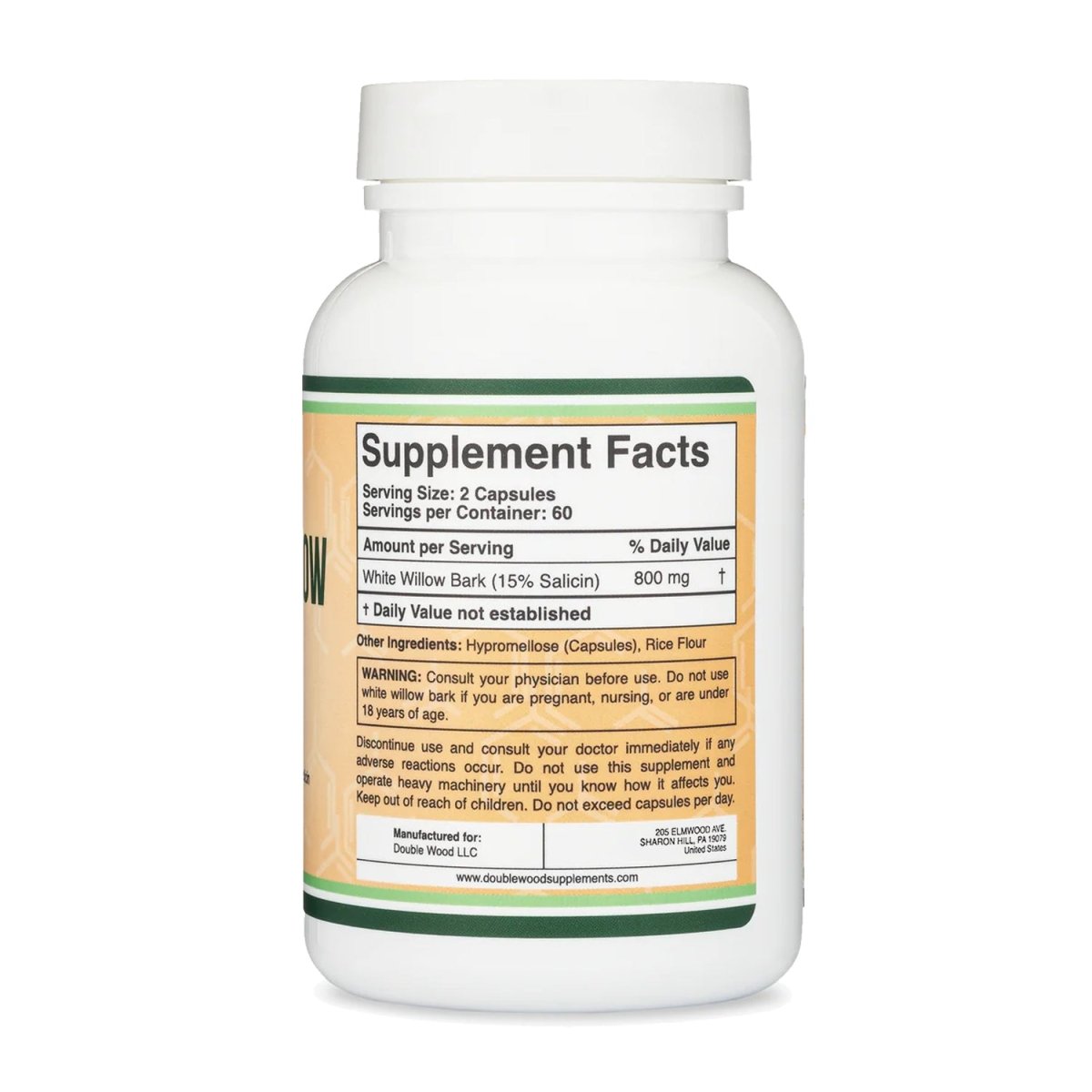 White Willow Bark Supplement