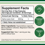 Alpha Lipoic Acid Supplement