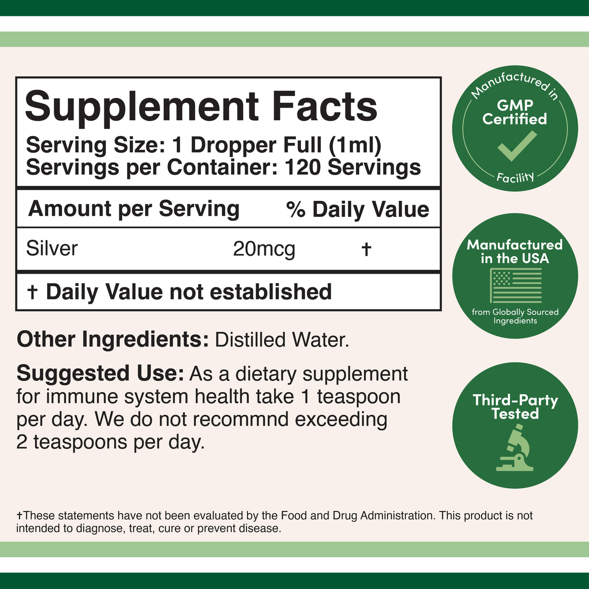 Colloidal Silver Supplement