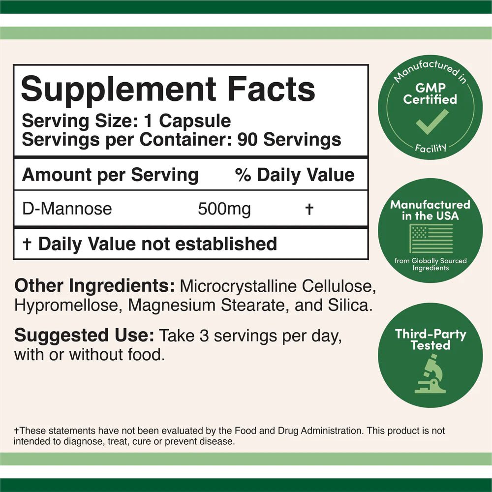 D-Mannose Supplement