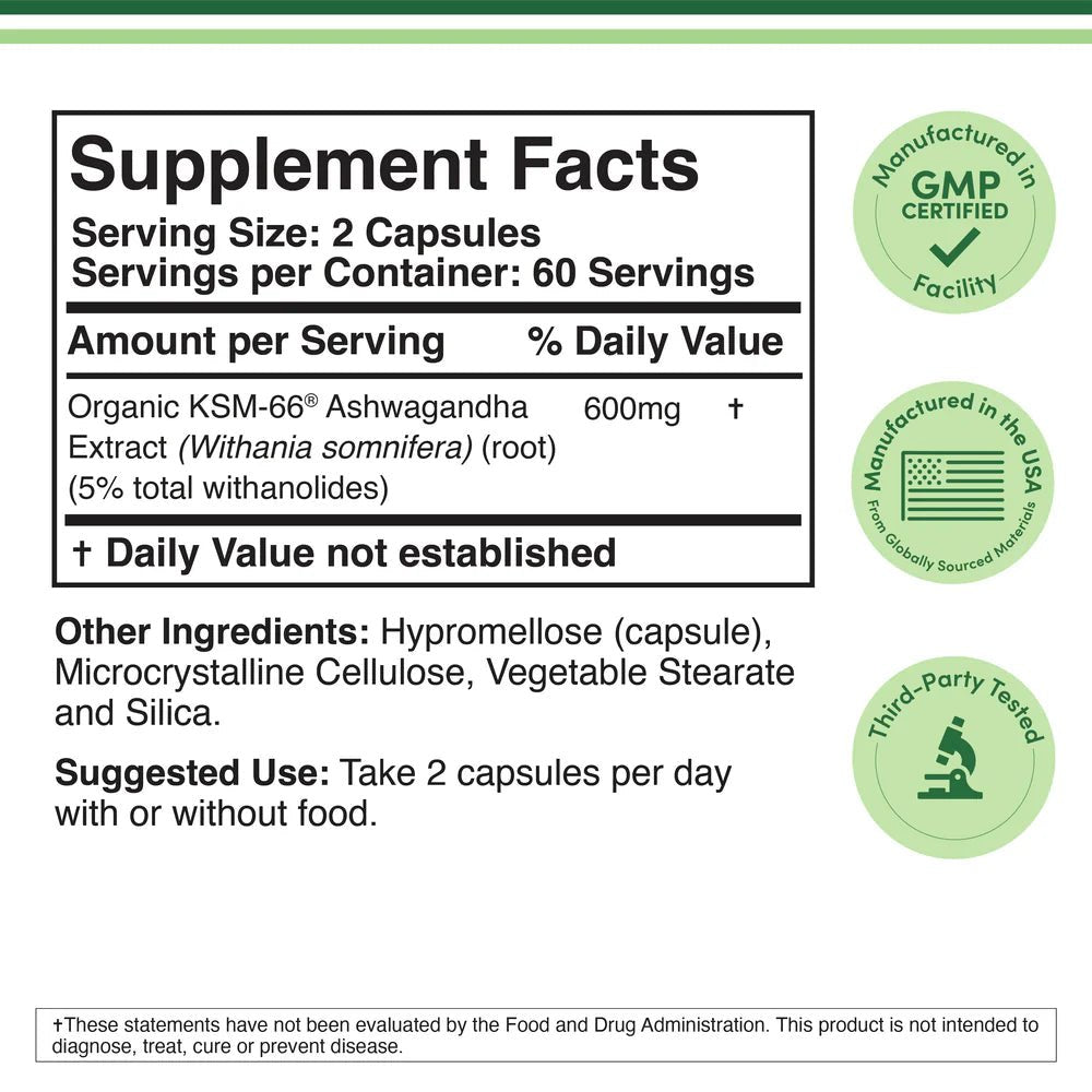 KSM-66 Ashwagandha Supplement
