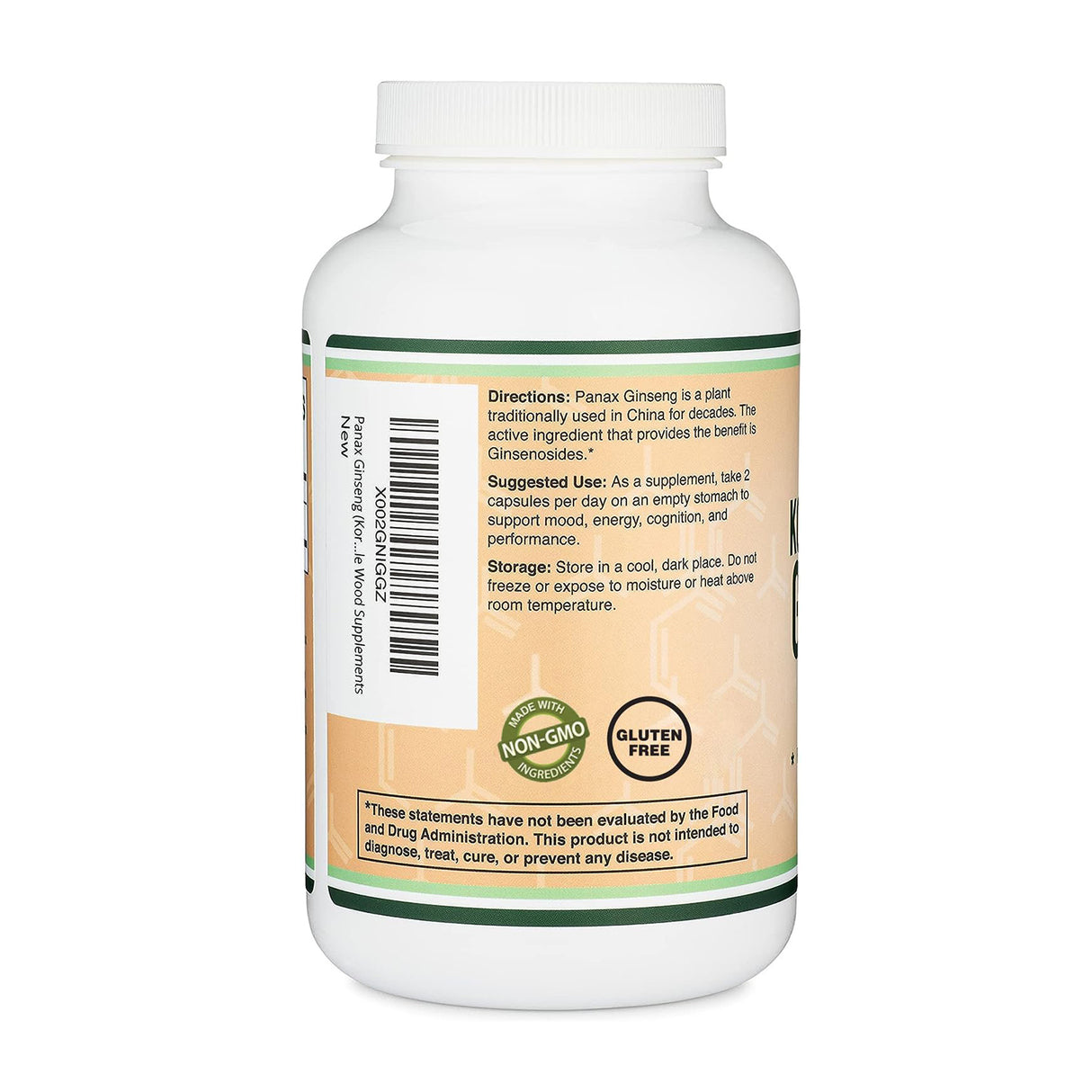 Korean Panax Ginseng Supplement