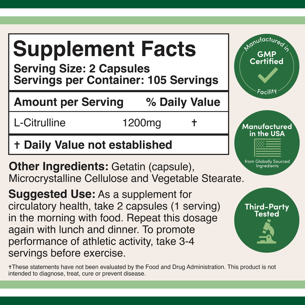 L-Citrulline Supplement