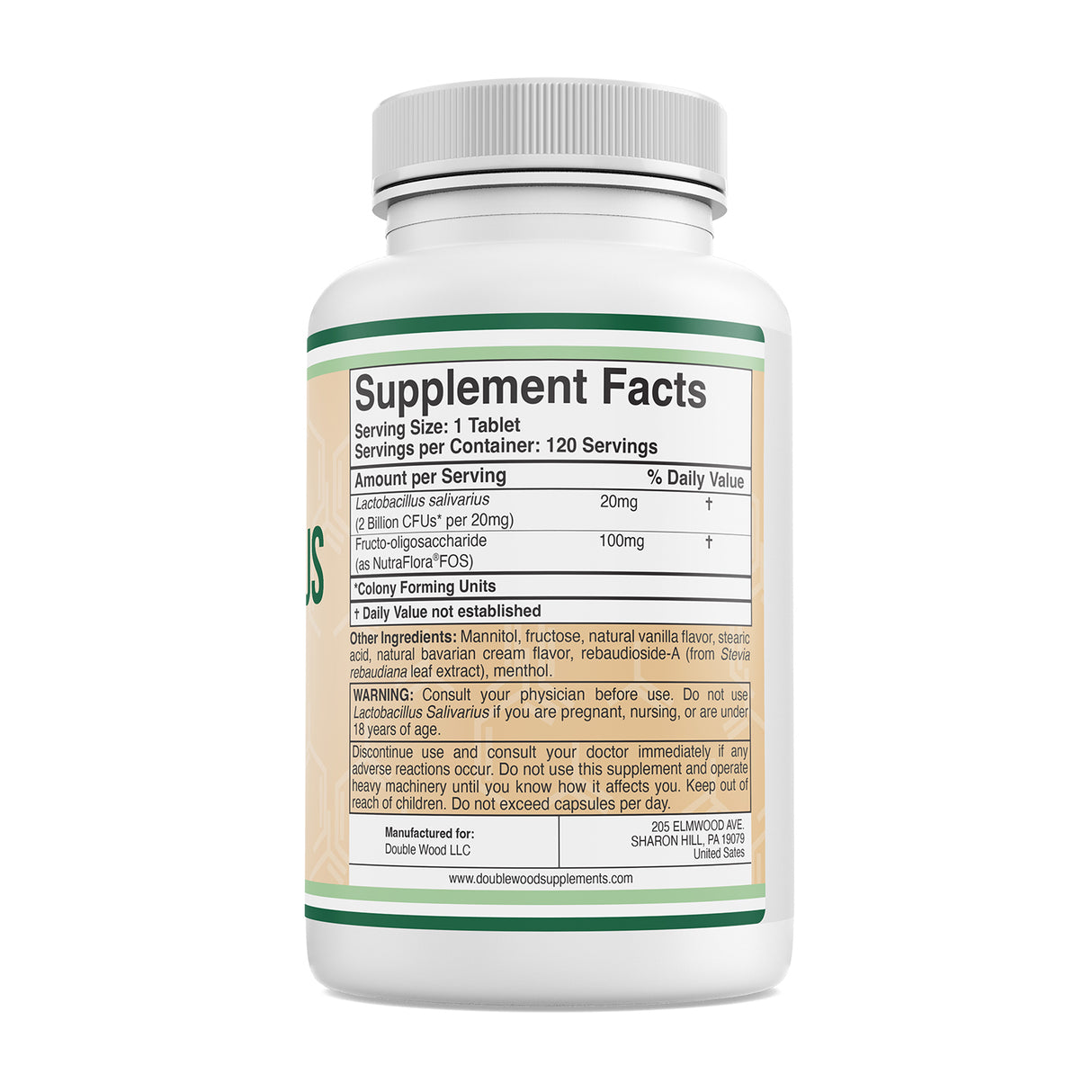 Lactobacillus Salivarius Supplement