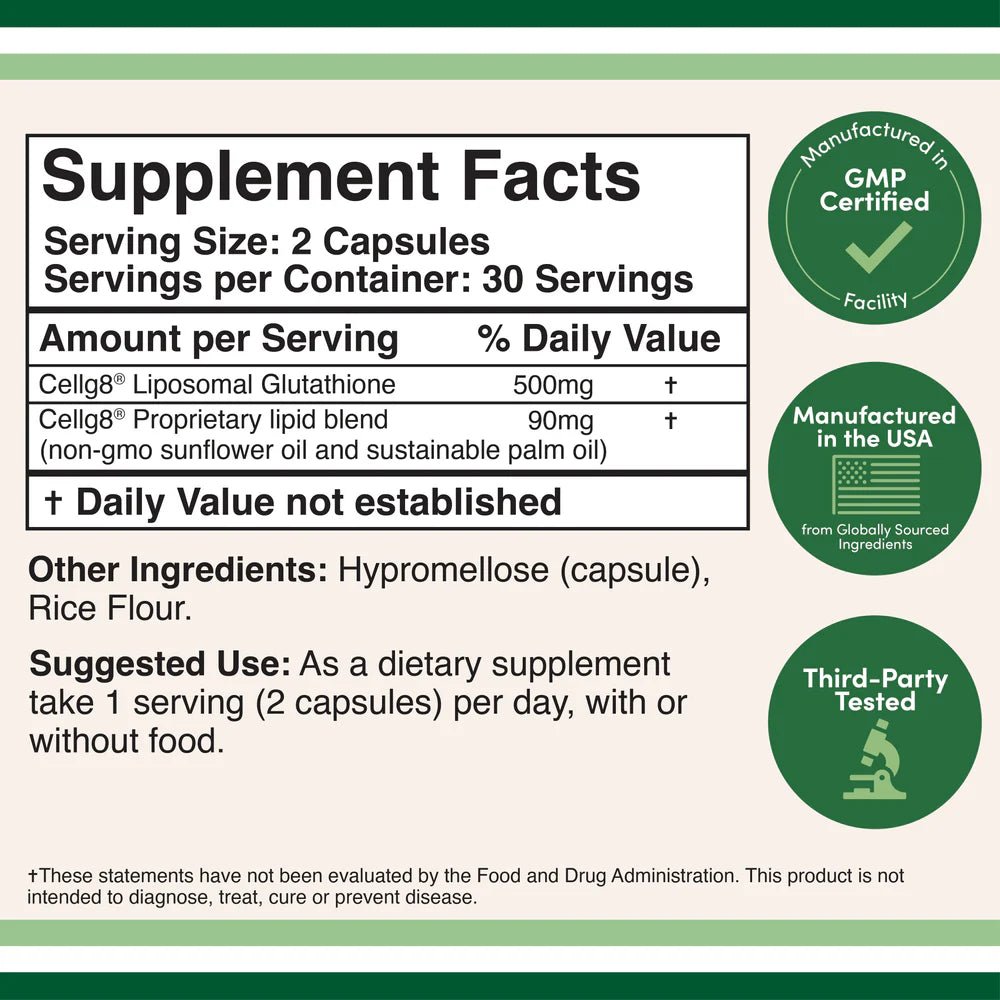Liposomal Glutathione Supplement