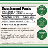 Magnesium Acetyl-Taurate Supplement