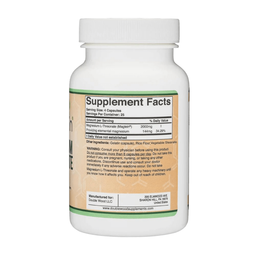 Magnesium L-Threonate (Magtein) Supplement