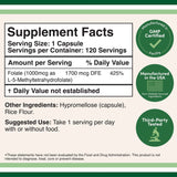 Methylfolate Supplement