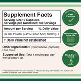 Ox Bile Salt Supplement