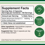 Reishi Mushroom Extract Supplement