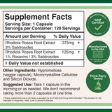 Rhodiola Rosea Extract Supplement