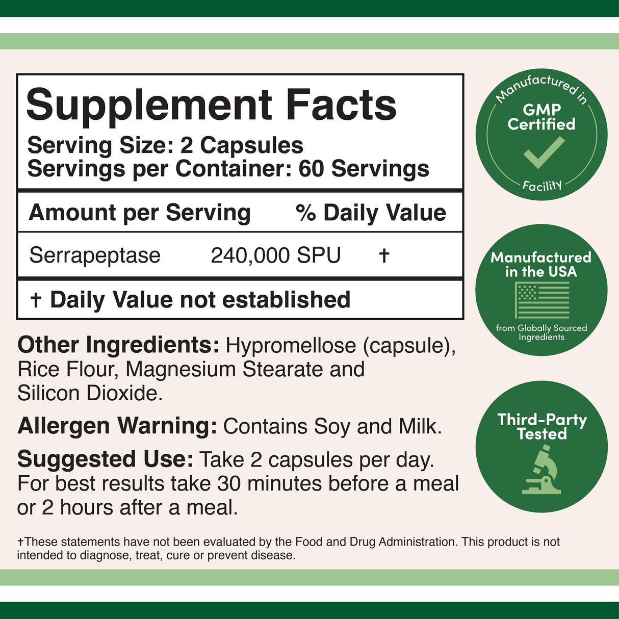 Serrapeptase Supplement