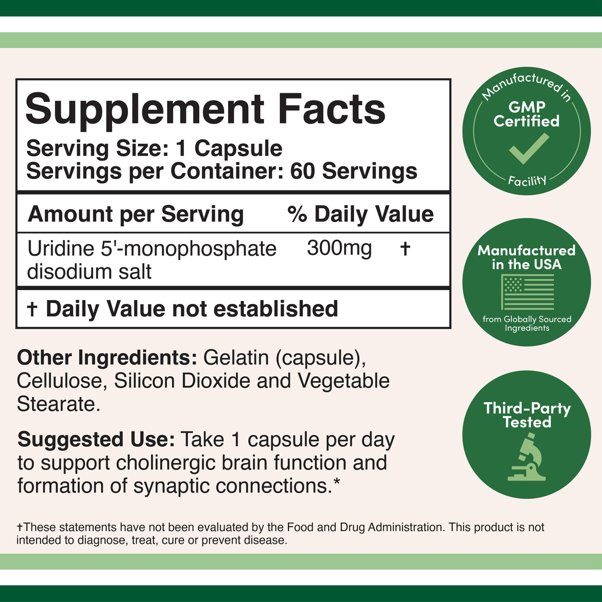 Uridine Supplement