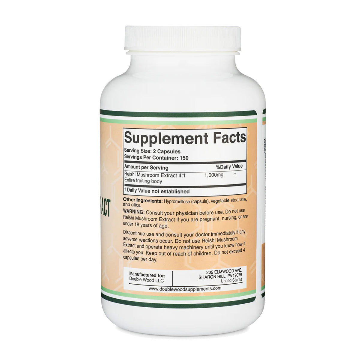 Reishi Mushroom Extract Supplement